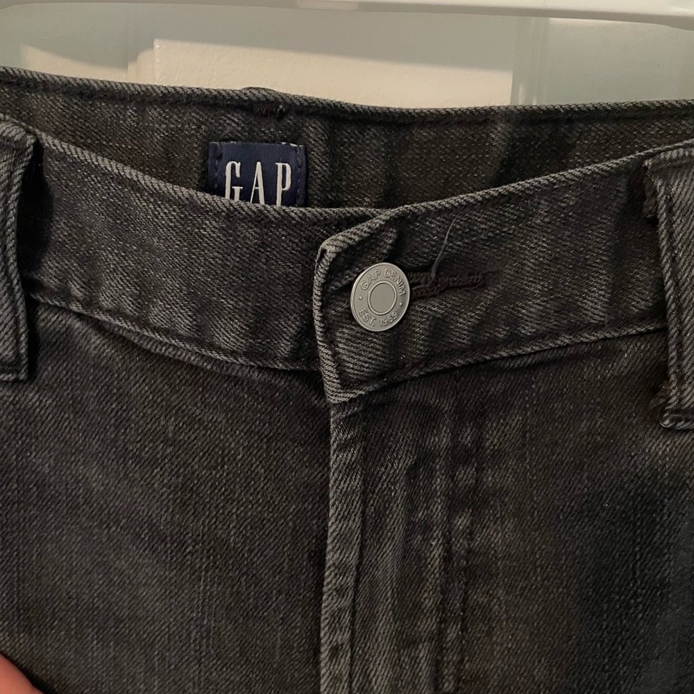 Gap black mom jeans